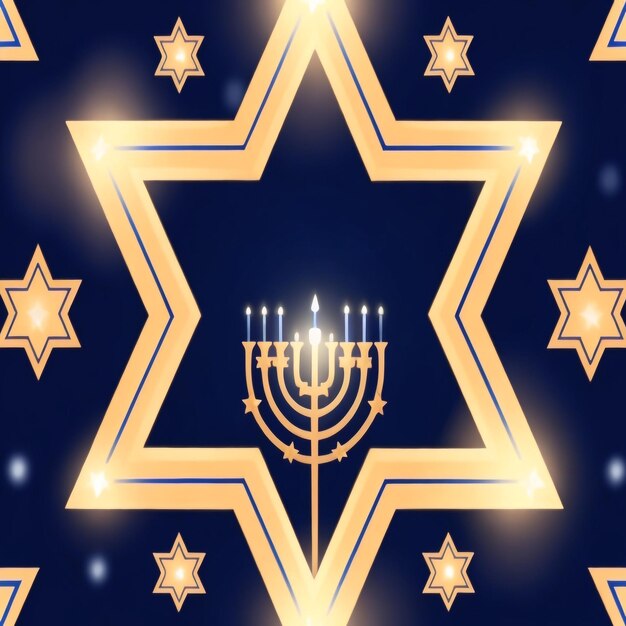 Foto feliz hanukkah estrela de david imagens de fundo coleções lindos papéis de parede ai gerado