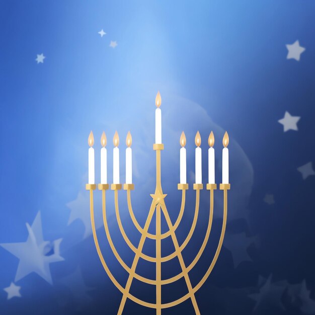 Feliz Hanukkah estrella de David imágenes de fondo colecciones de fondos lindos ai generados