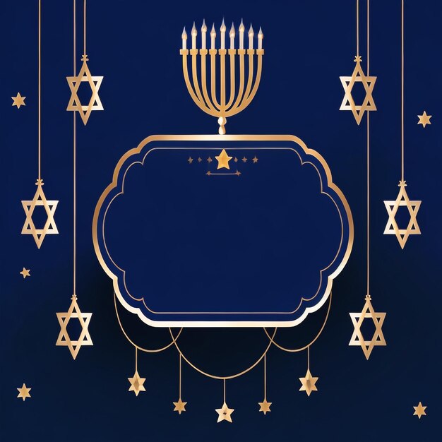 Feliz Hanukkah estrella de David imágenes de fondo colecciones de fondos lindos ai generados