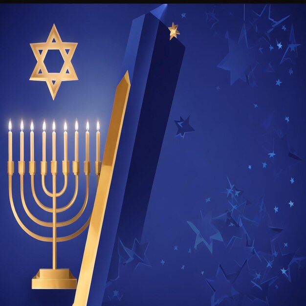 Foto feliz hanukkah estrella de david imágenes de fondo colecciones lindos fondos de pantalla ai generados