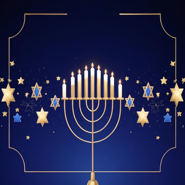 Foto feliz hanukkah estrella de david imágenes de fondo colecciones lindos fondos de pantalla ai generados