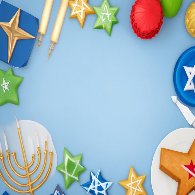 Foto feliz hanukkah estrella de david imágenes de fondo colecciones lindos fondos de pantalla ai generados