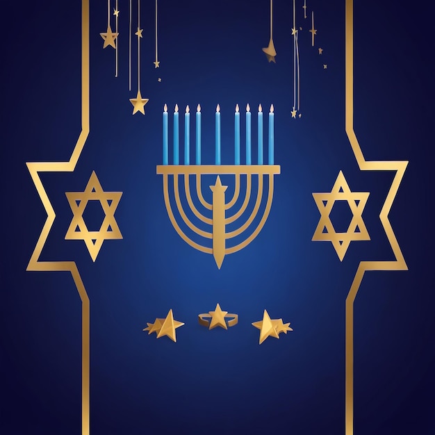 Foto feliz hanukkah estrella de david imágenes de fondo colecciones lindos fondos de pantalla ai generados