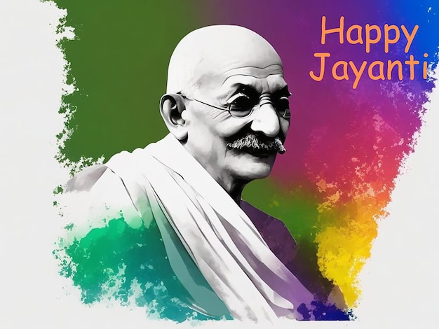 Foto feliz jayanti mahatma gandhi