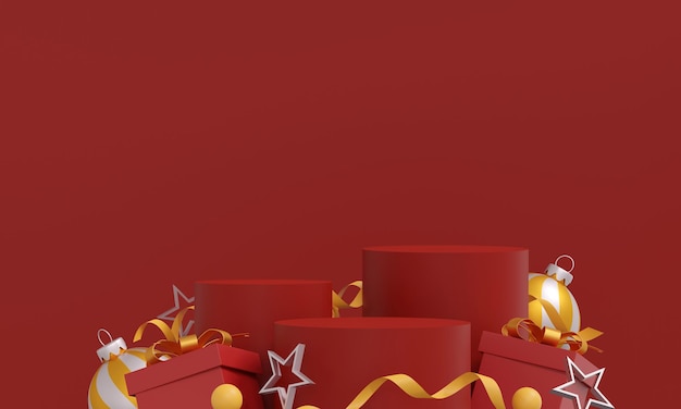 Feliz Natal e feliz ano novo banner design