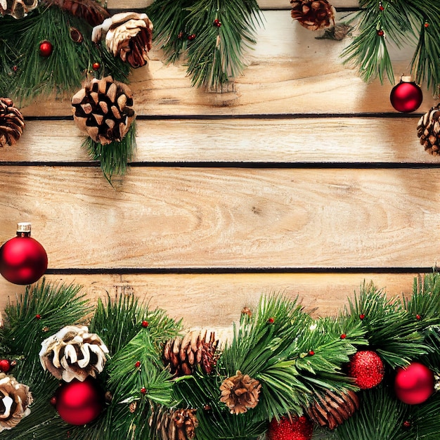 Feliz Natal enquadra o tema festivo da decoração de inverno de Feliz Natal e Feliz Ano Novo
