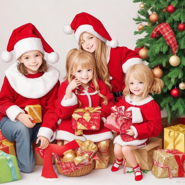 Feliz Natal Tradições e costumes de Natal ai_generated