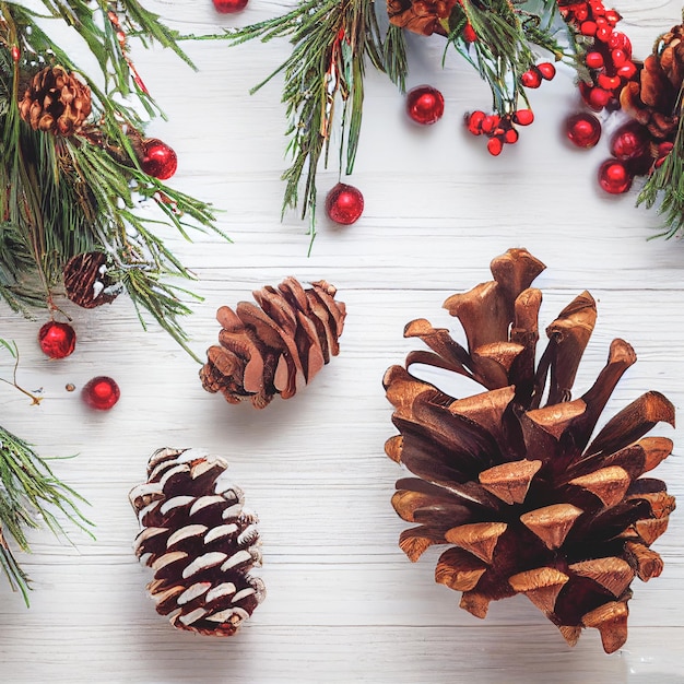 Feliz Navidad enmarca el tema de la decoración festiva de invierno de Feliz Navidad y Feliz Año Nuevo