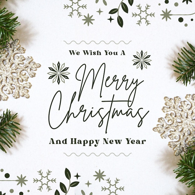 Feliz Navidad y Felices Fiestas estandarte listo