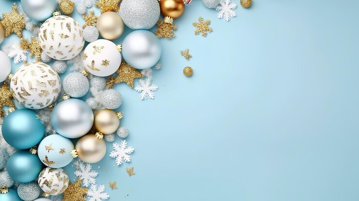 Feliz Navidad y Felices Fiestas tarjeta de felicitación marco banner Generativo ai