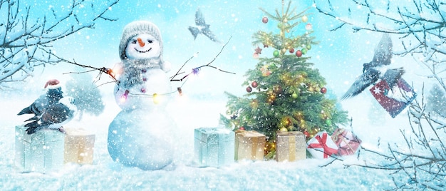 Feliz Navidad y feliz año nuevo tarjetas de felicitación