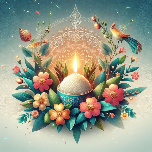 feliz nowruz cartaz panfleto banner e nowruz fundo