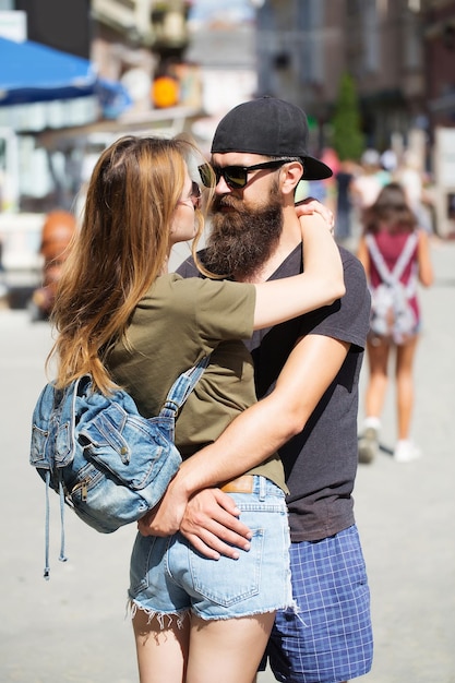 feliz pareja amorosa