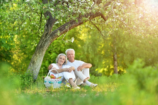 Feliz pareja senior