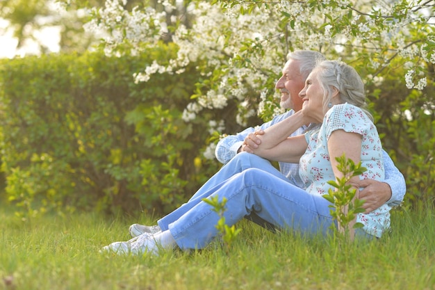 Feliz pareja senior