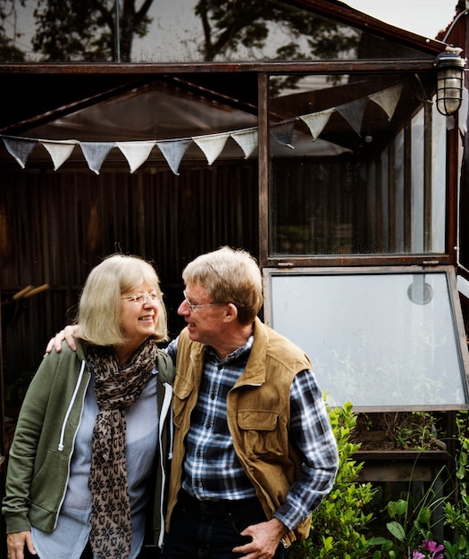 Feliz pareja senior