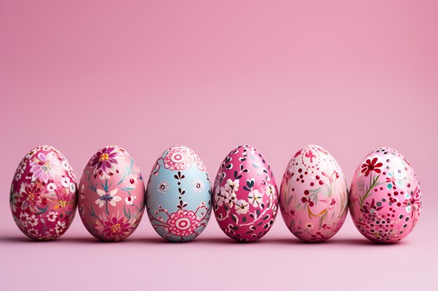 Feliz Pascua Huevos pintados de Pascua