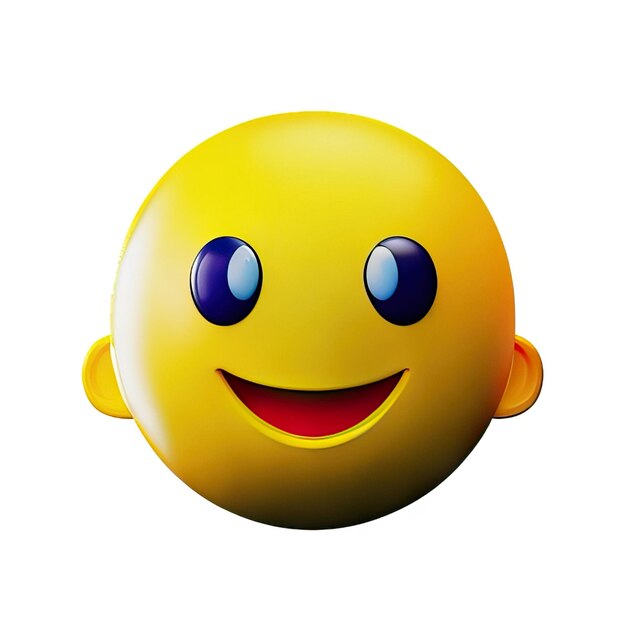 Foto feliz personagem 3d.