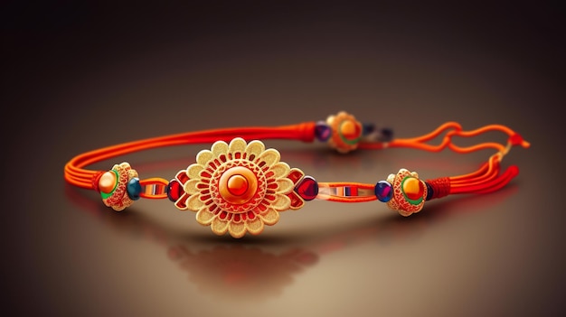 Feliz Raksha bandhan con rakhi aislado Generativo ai