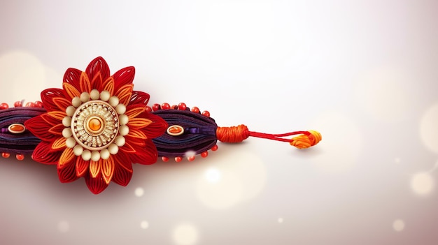 Feliz Raksha bandhan con rakhi aislado Generativo ai