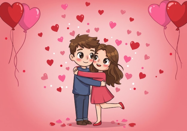 Feliz tarjeta del día de San Valentín