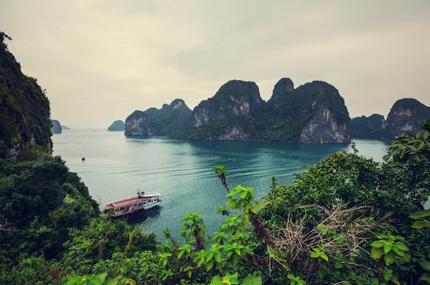 Felsen der Halong-Bucht, Vietnam