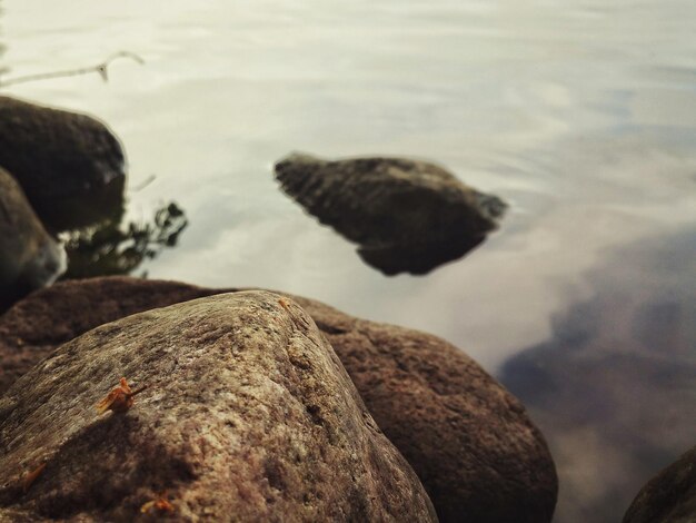 Foto felsen im wasser