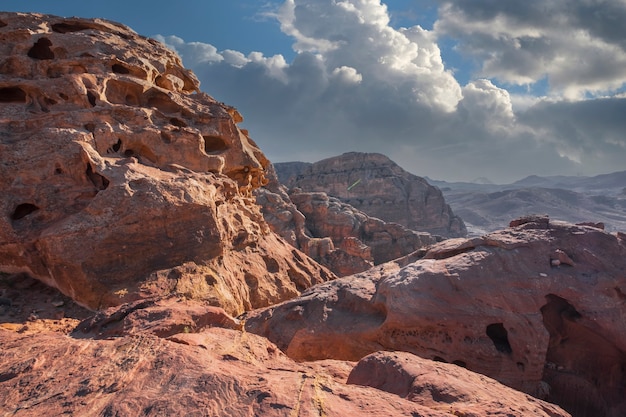 Felsen in der Wadi Rum Wüste