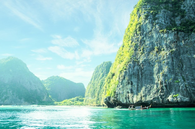 Felsen und Meer in Krabi Thailand