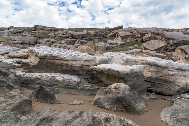 Felsen von unglaublich schönen Formen