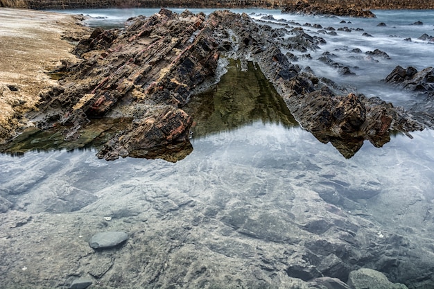 Felsformation an der Küste