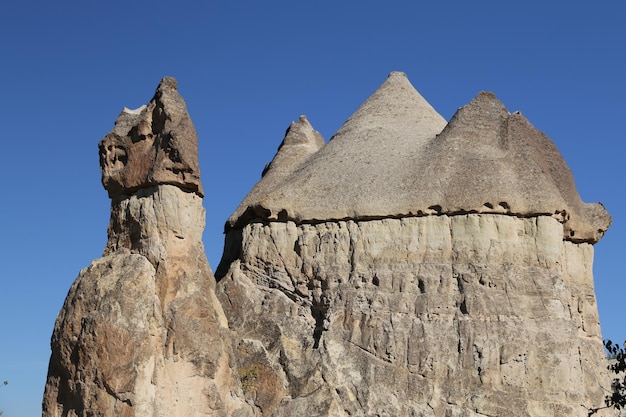 Felsformationen in Pasabag Monks Valley Kappadokien Nevsehir Türkei