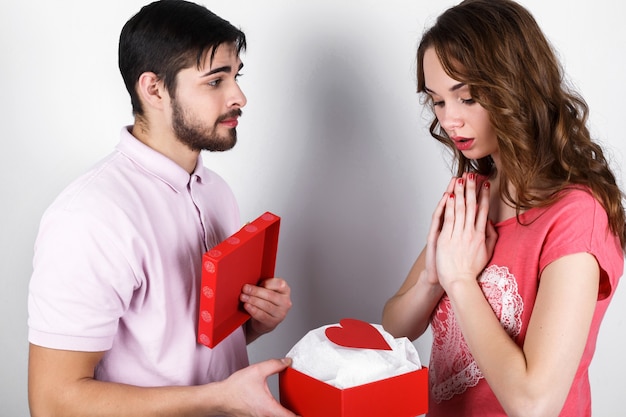 femenino romántico día de San Valentín linda emoción