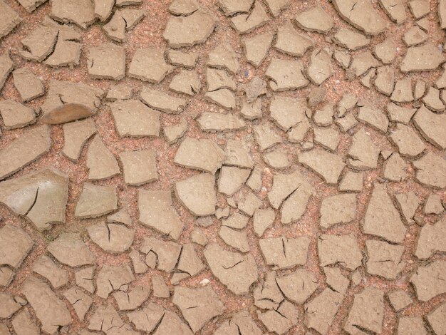 Fenda de fundo abstrato do solo Mudança climática e terra seca