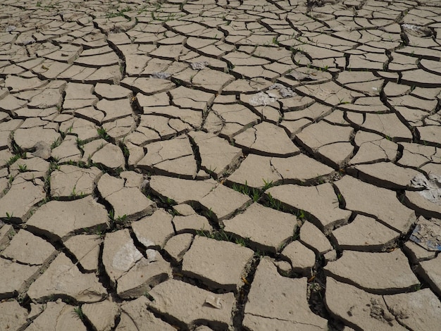 Fendas profundas na terra como símbolo de clima quente e seca Deserto e solo rachado Solo irregular e inchado Vazio e morte Tema ecológico e natural