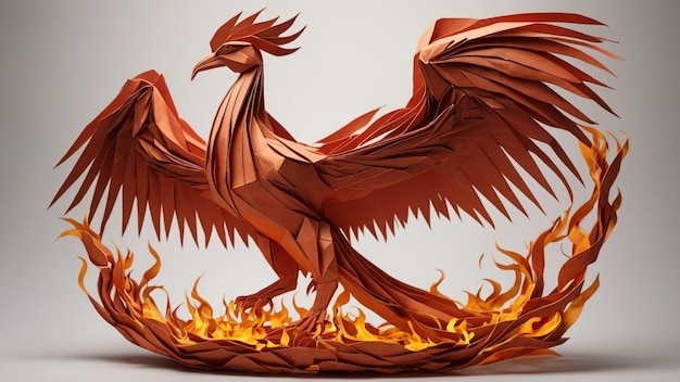 El fénix del origami