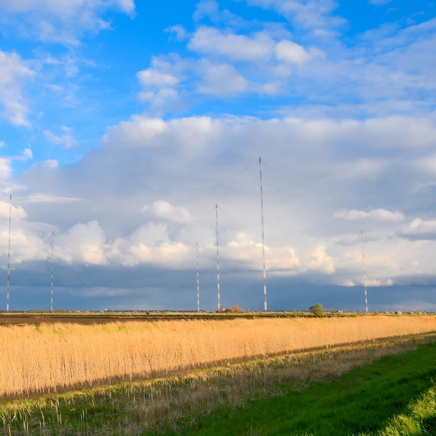 Foto fernsehausrüstung für die langwellenkommunikation goliath