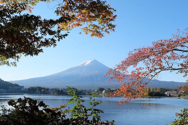 Fernsicht auf den Berg Fuji