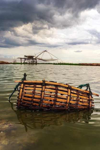 Ferramenta de pesca de pescadores de bambu