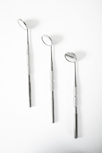 Ferramentas de equipamentos médicos odontológicos de metal espelho dental