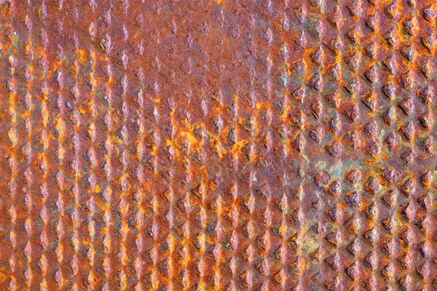 Foto ferro enferrujado de textura de fundo