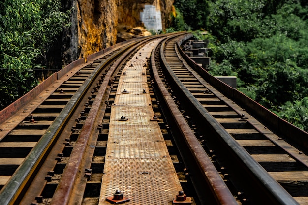 Ferrocarril para viajar en Tailandia