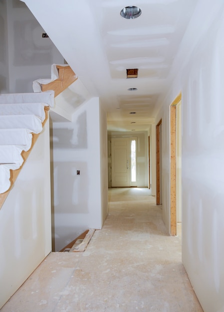 Fertige Sheetrock im neuen Wohnungsbau