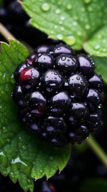 Fesselnde Blackberry-Makrofotografie