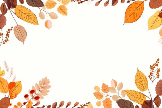 Fesselnde Herbstillustration, die den Herbst umarmt Generative KI