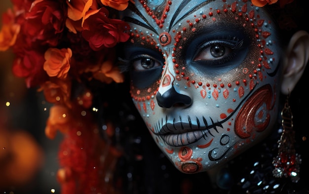 Festa da Memória Dia de los Muertos numa tradição renascida