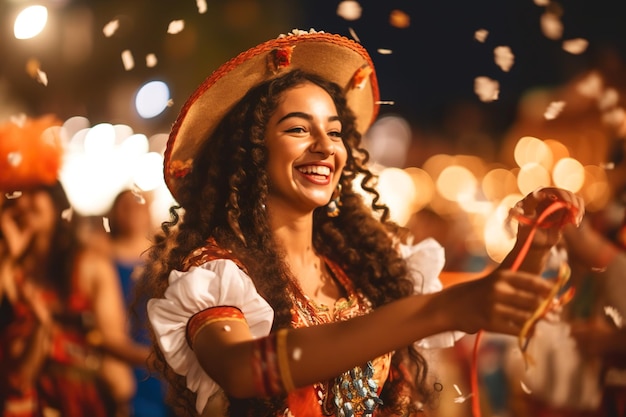 Festa Junina en Sao Paulo Brasil IA generativa