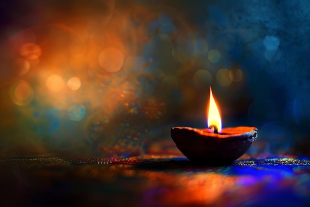 Foto festas de diwali em esplendor