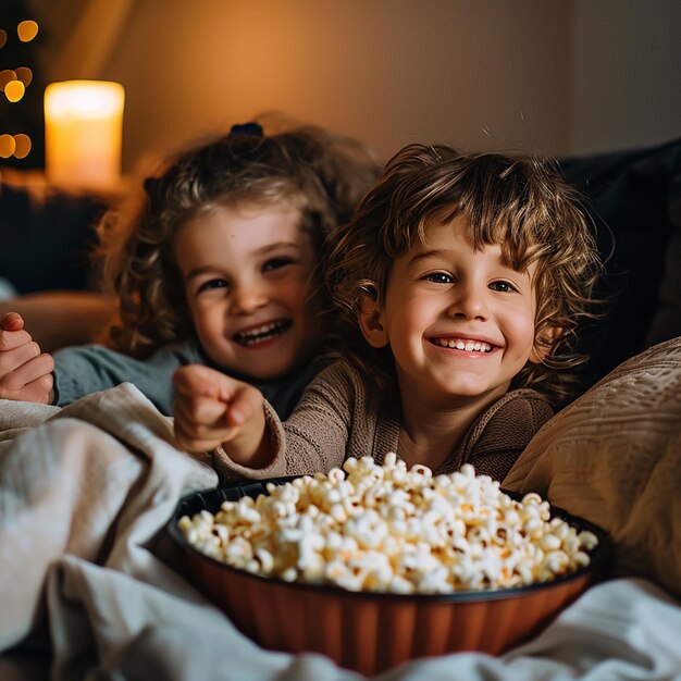 Foto festas de pipocas e filmes maravilhosos