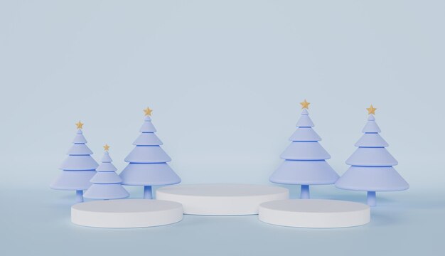 Una festiva mesa de Navidad con regalos envueltos adornados con cintas y arcos